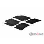 Original Gledring Passform Fußmatten Gummimatten 4 Tlg. Loch Fix. - Kia Rio 2011->12.2016